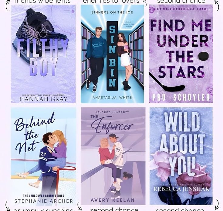 Between the Lines: 6 Sweeping Purple and Blue Sports Romances