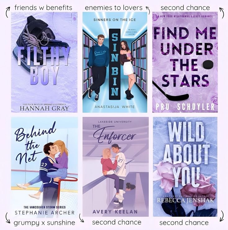 Between the Lines: 6 Sweeping Purple and Blue Sports Romances